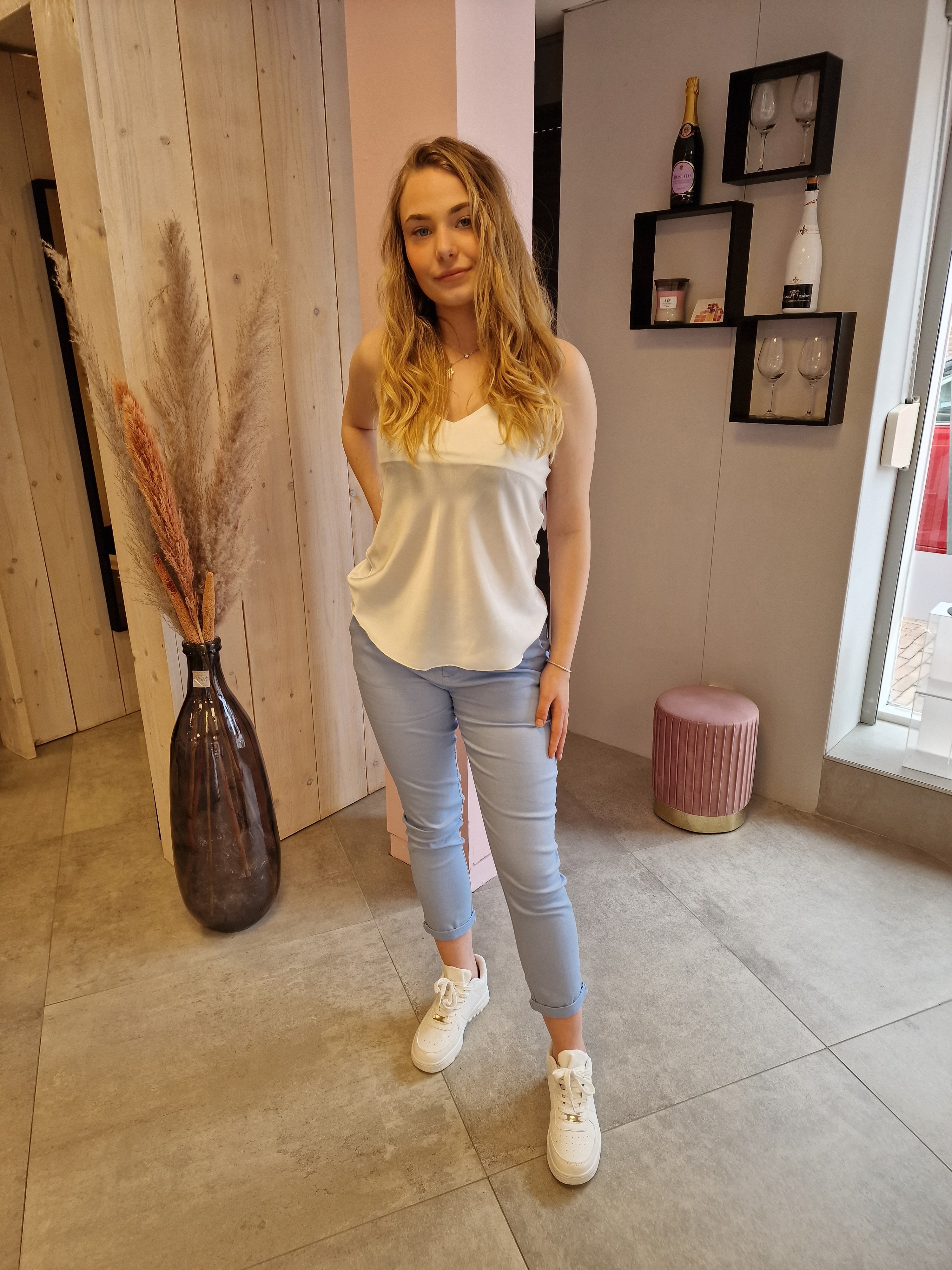 Pantalon Nia - Lichtblauw