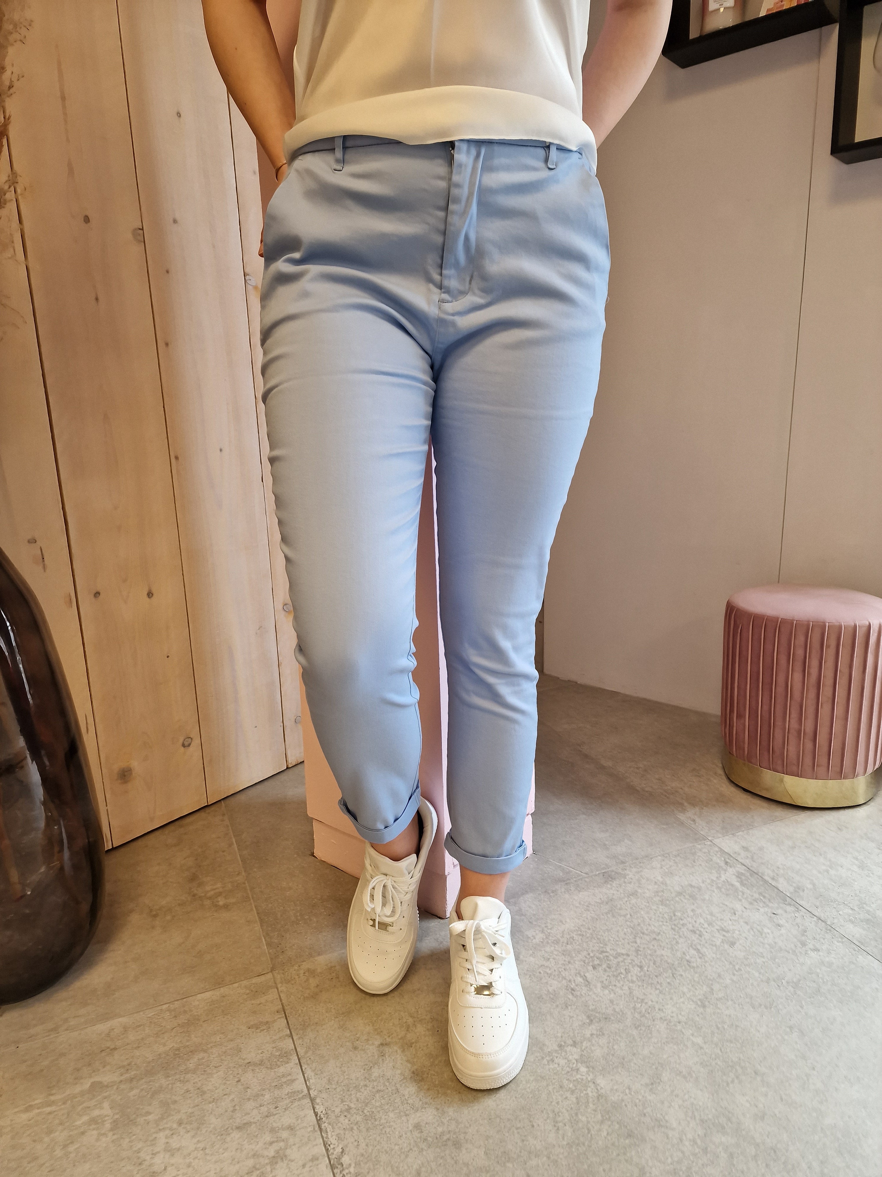 Pantalon Nia - Lichtblauw