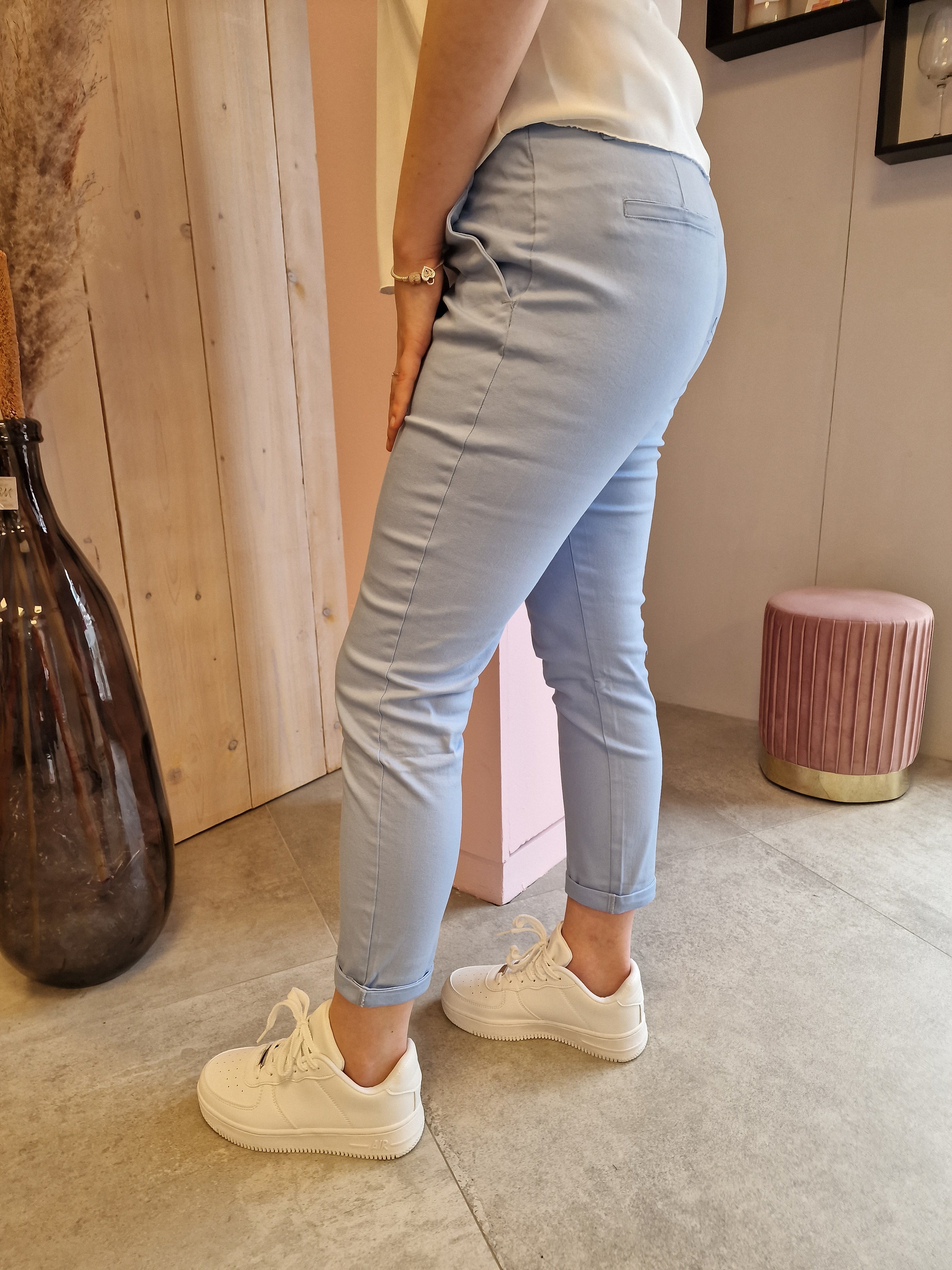 Pantalon Nia - Lichtblauw