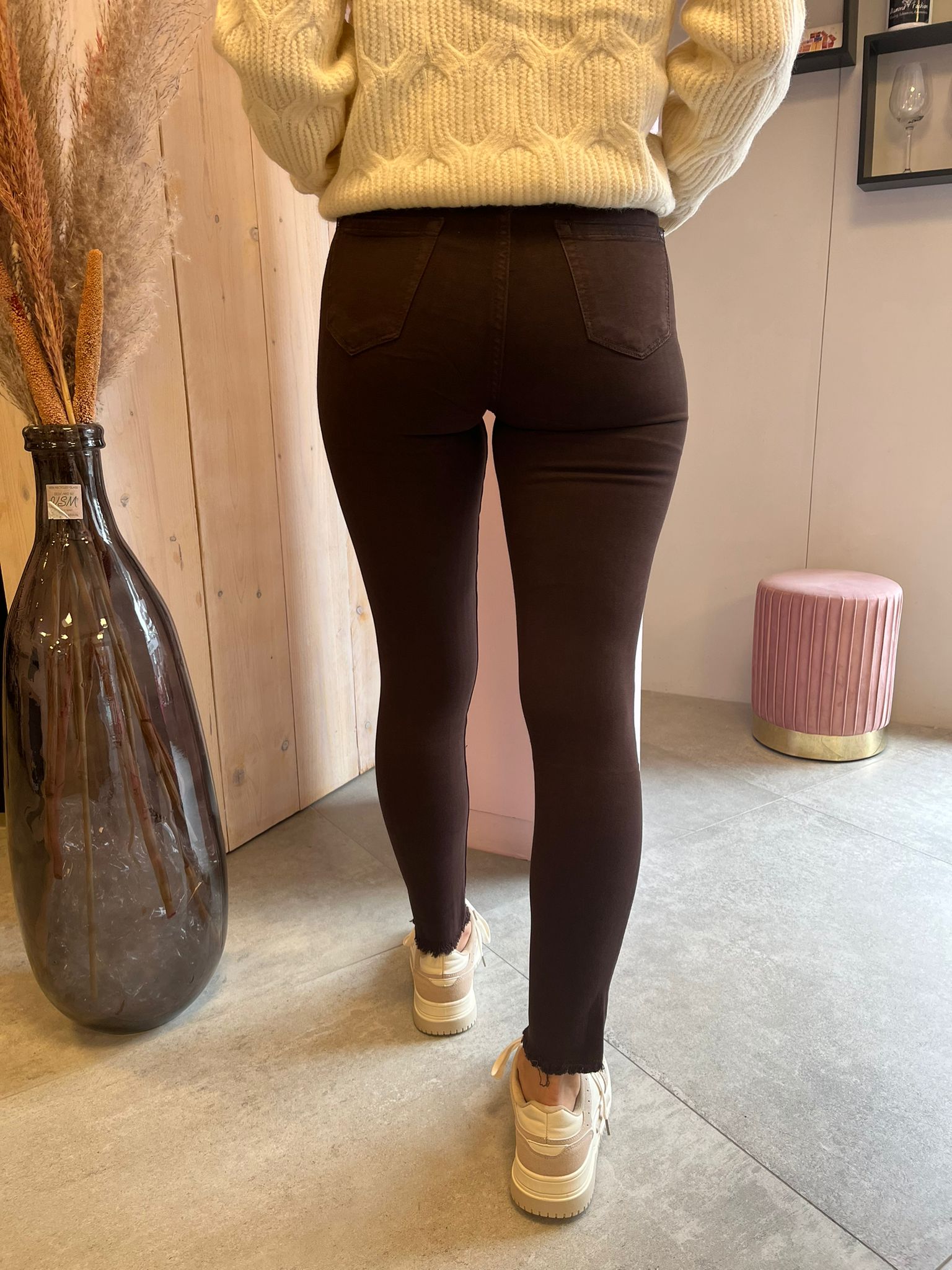 Jeans Ber - Donkerbruin