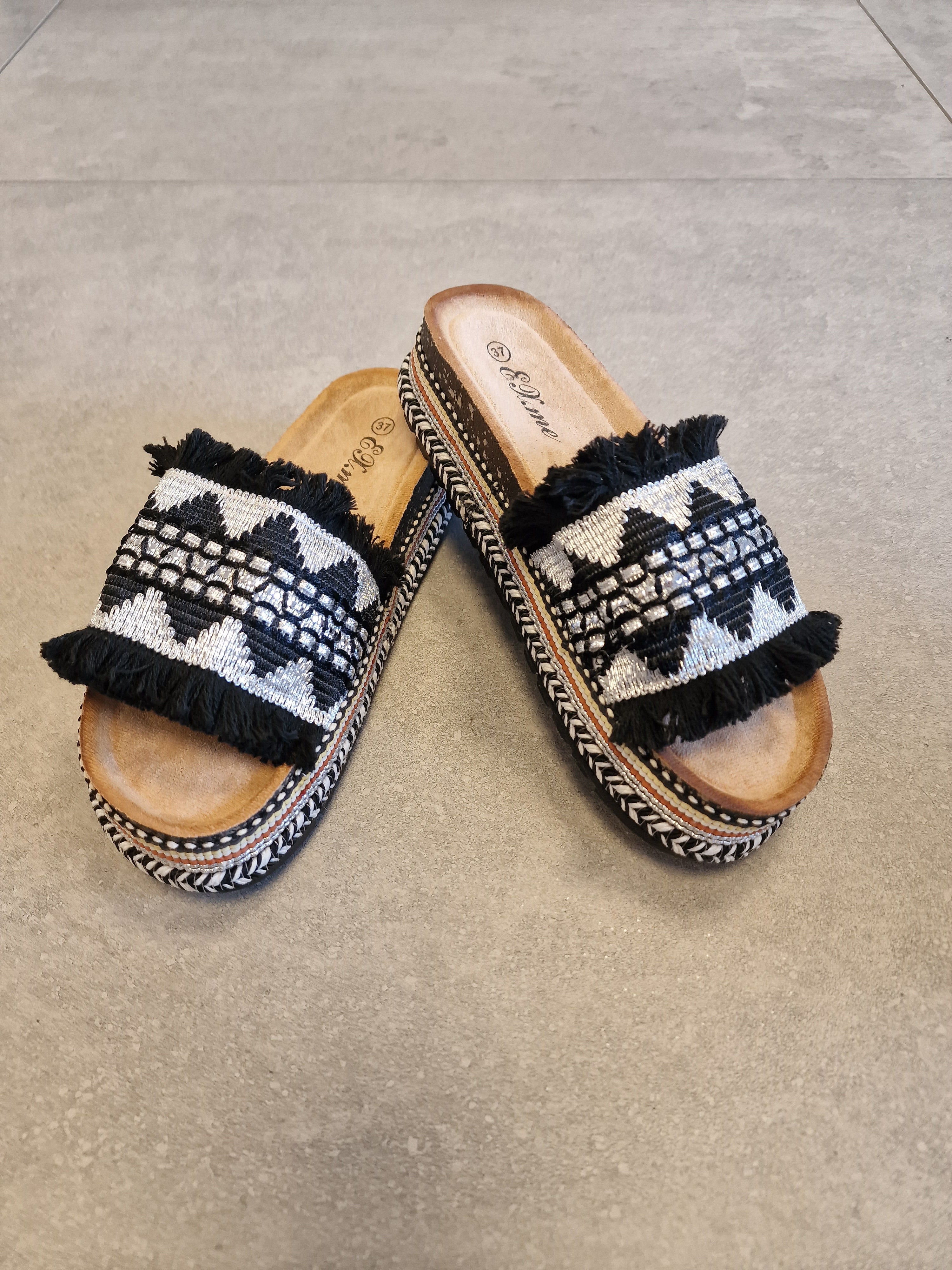 Slipper Ibiza - Zwart