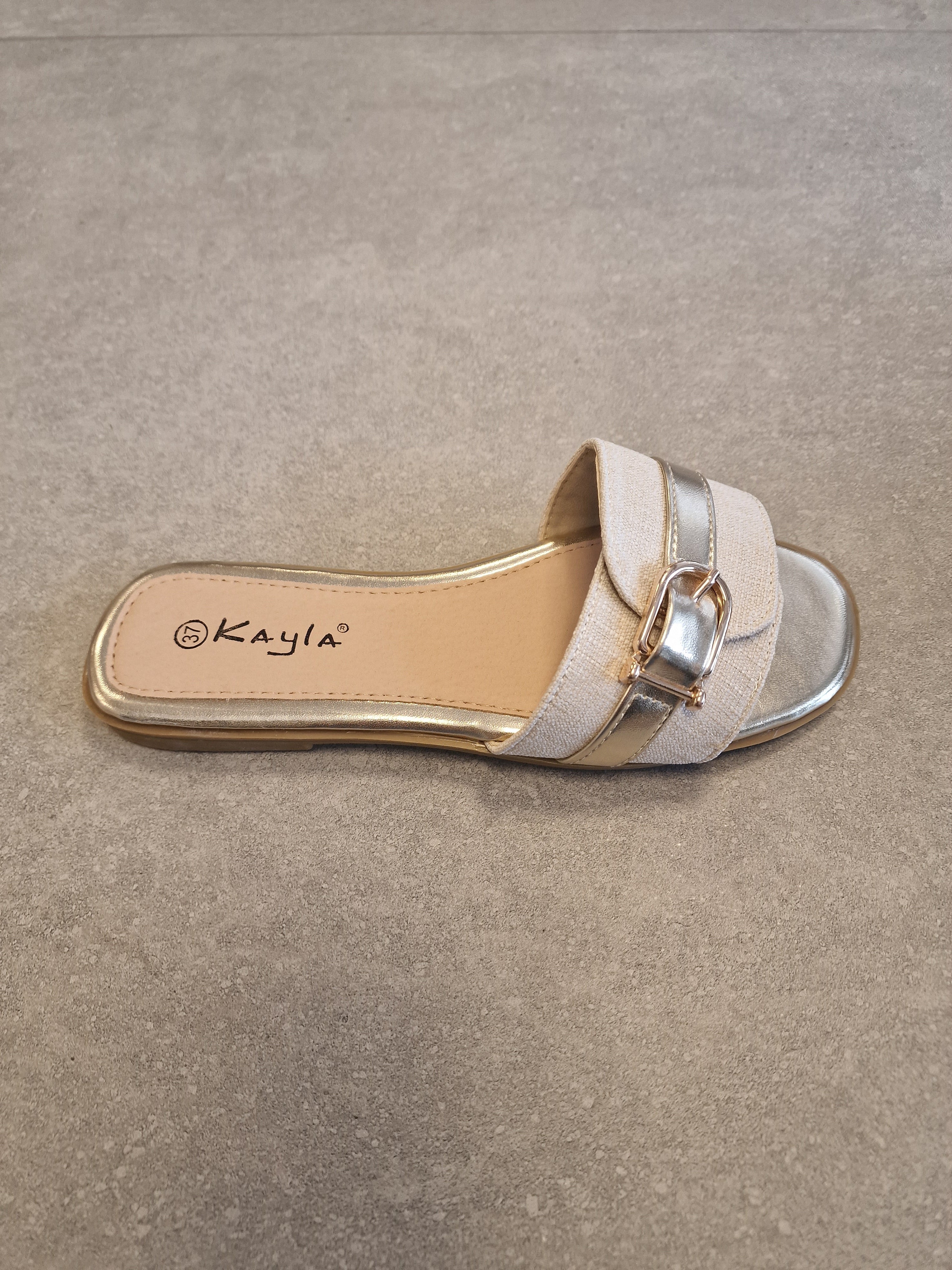 Slipper Gesp - Goud