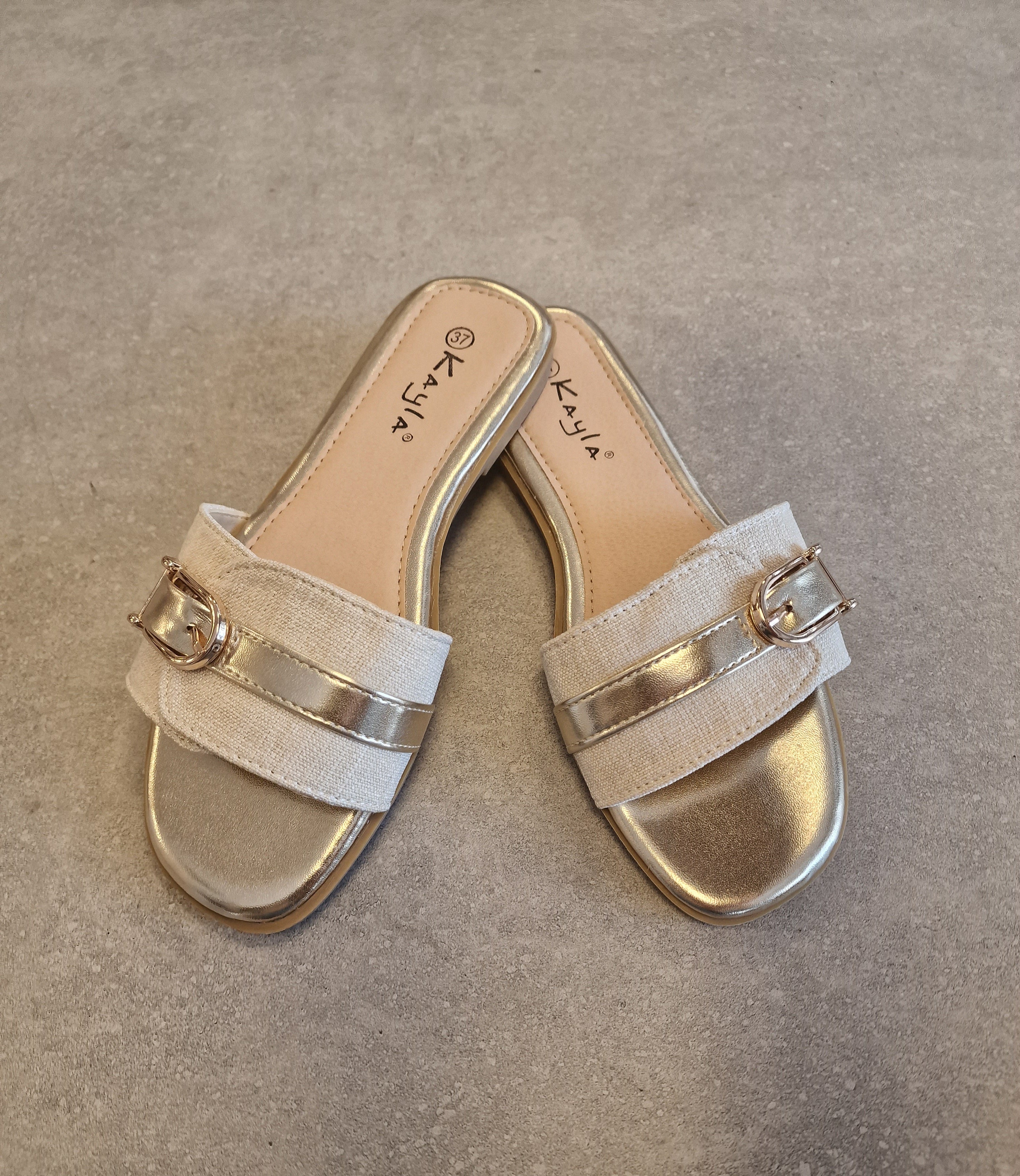 Slipper Gesp - Goud