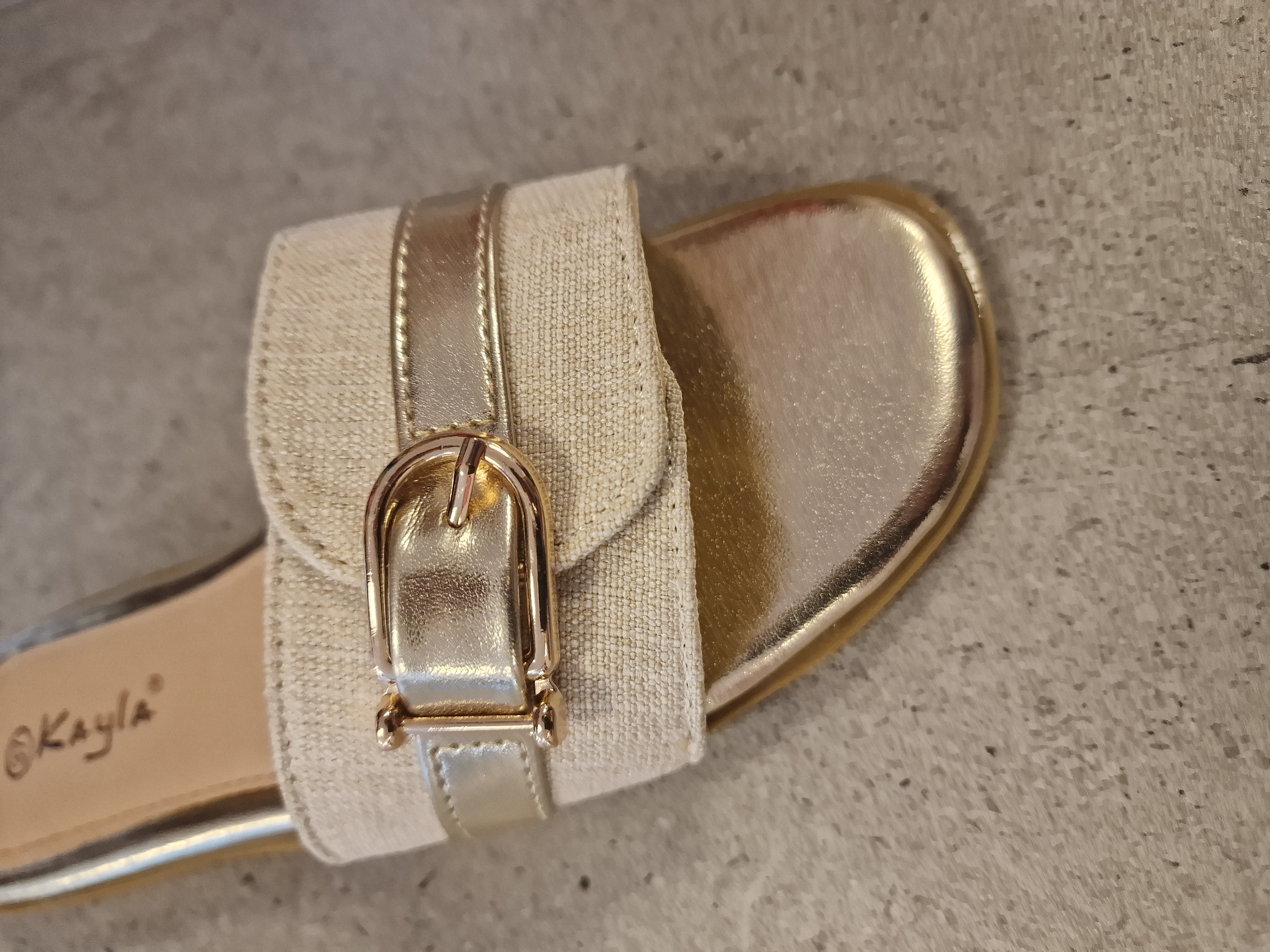 Slipper Gesp - Goud