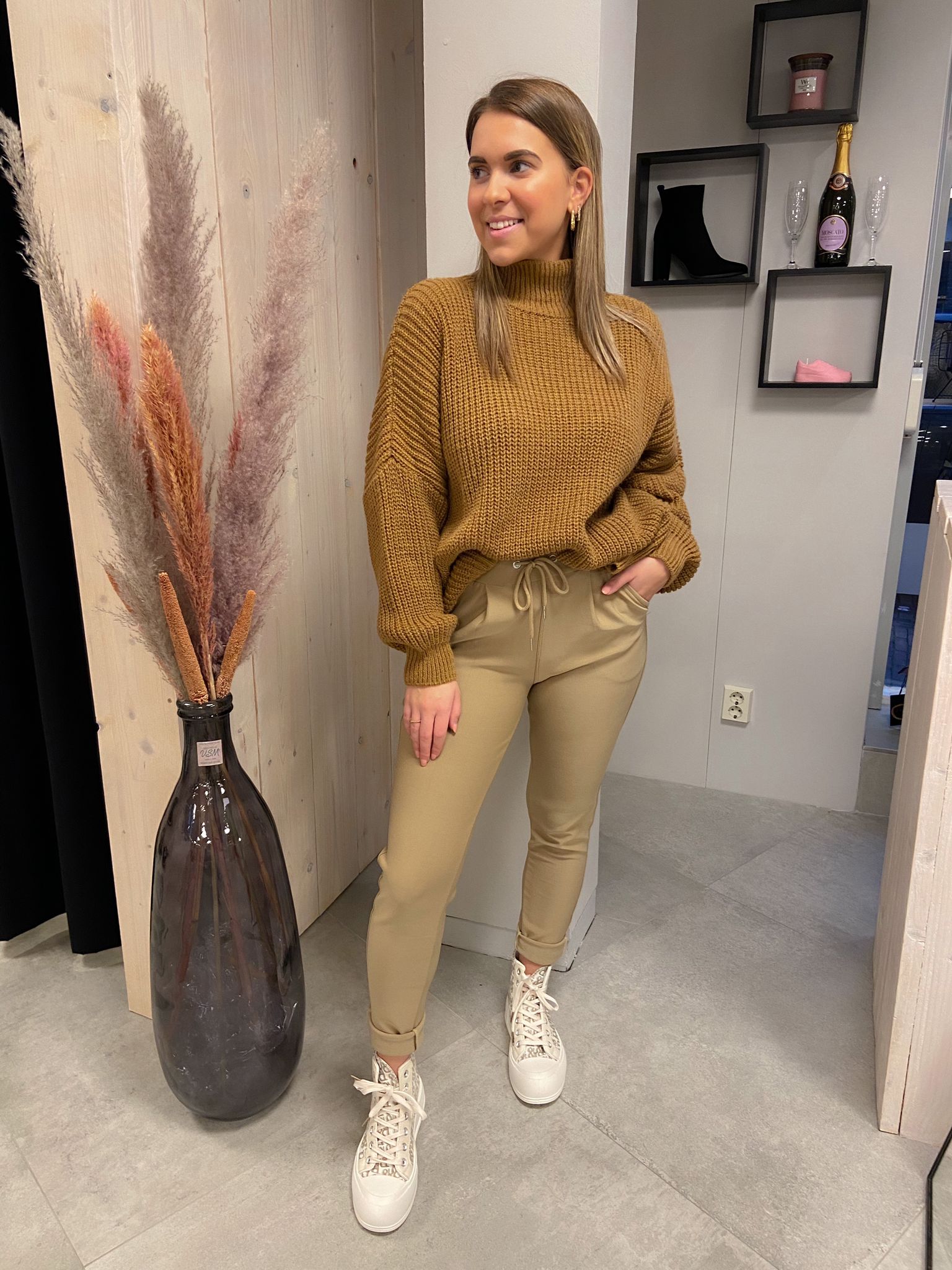 Broek Carmen 'Beige'