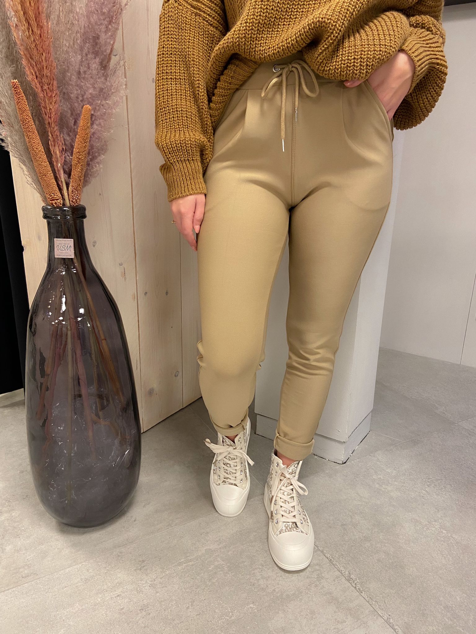 Broek Carmen 'Beige'