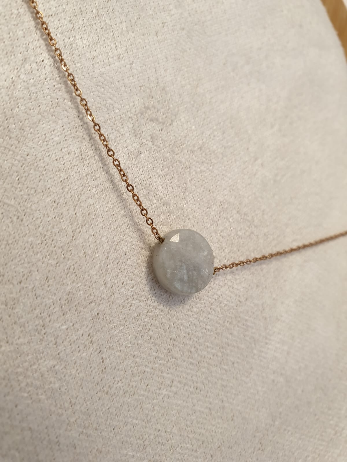 Ketting Stone 'Rosé'