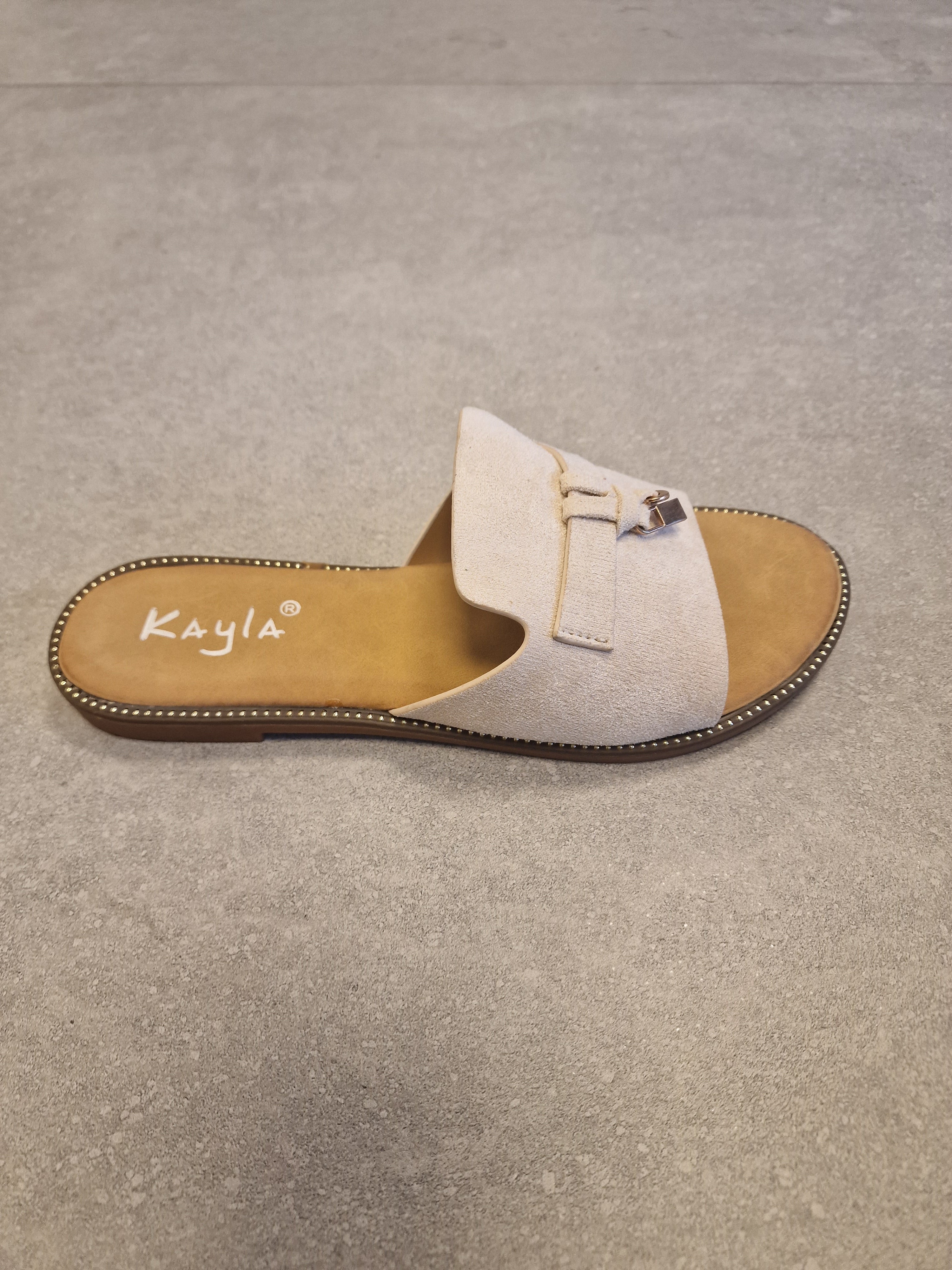 Slipper Suède - Beige