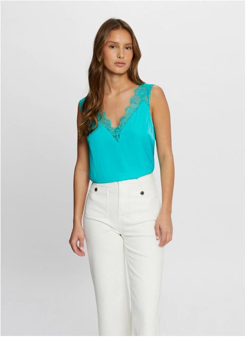 MORGAN Top ORLA.N - Turquoise