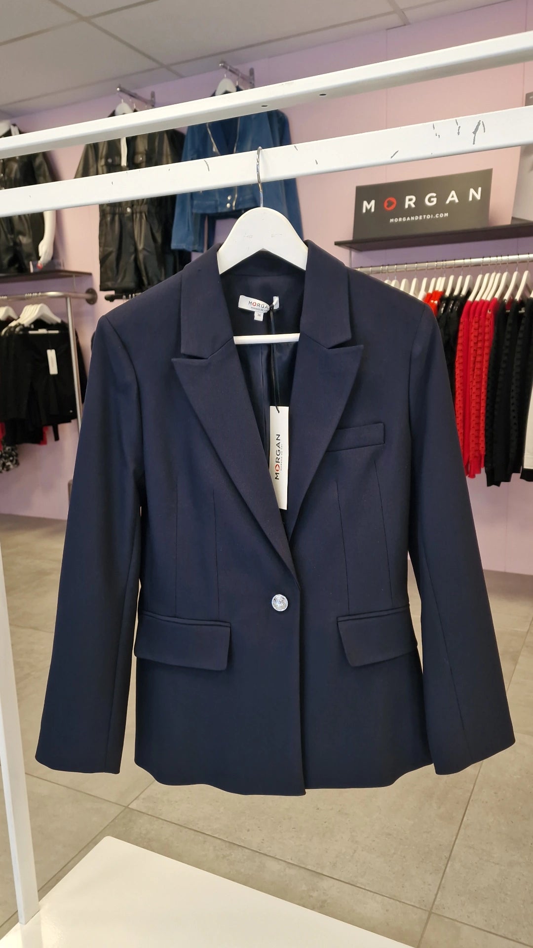 MORGAN Blazer VTACA.F - Donkerblauw