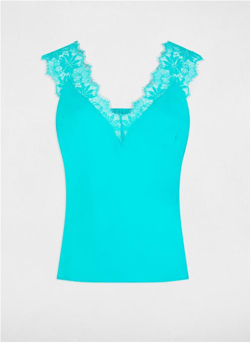 MORGAN Top ORLA.N - Turquoise