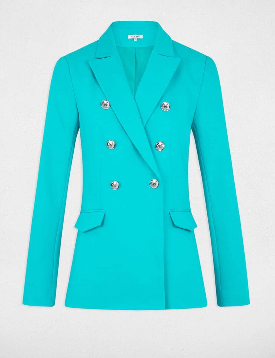 MORGAN Blazer VACI.F - Turquoise