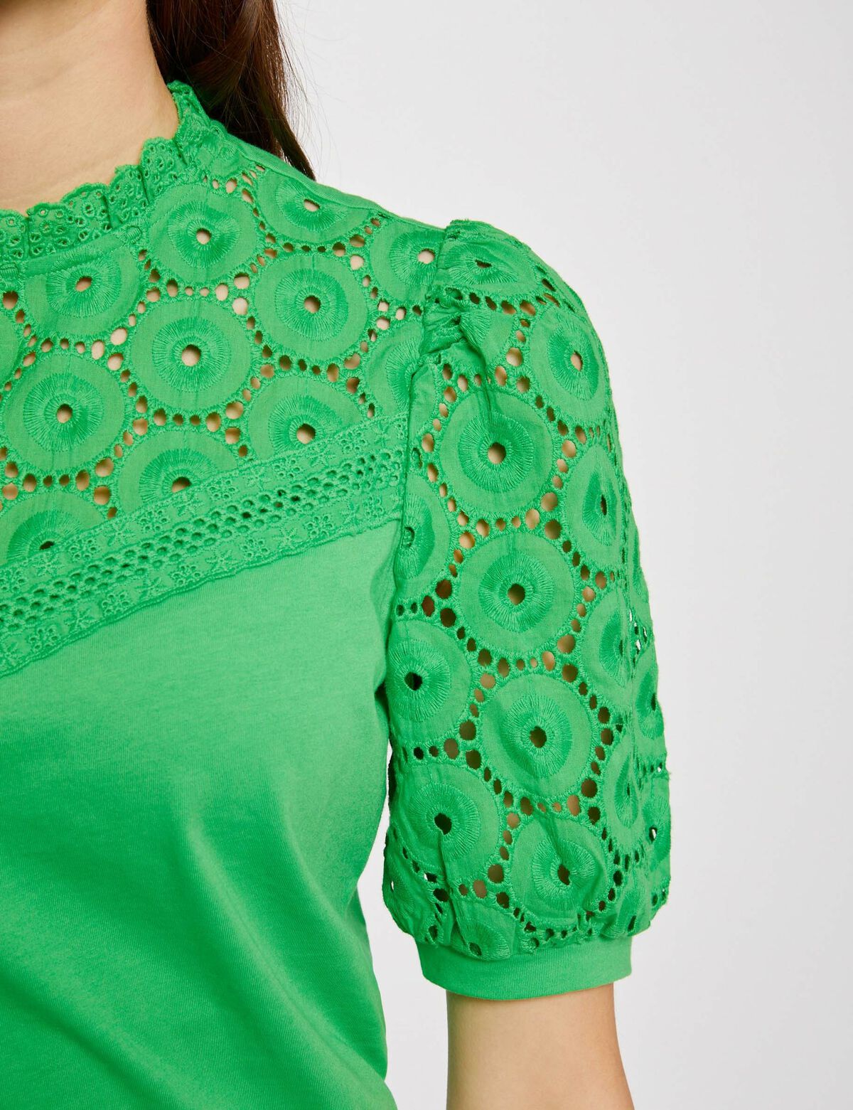 MORGAN T-shirt DULIE - Groen