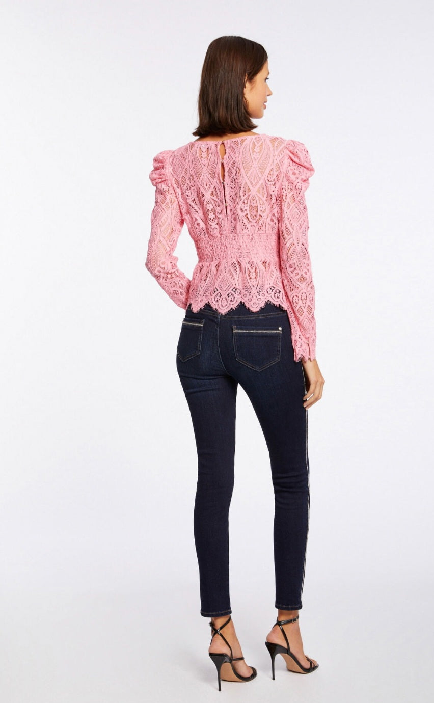 MORGAN Top Tyra - Roze